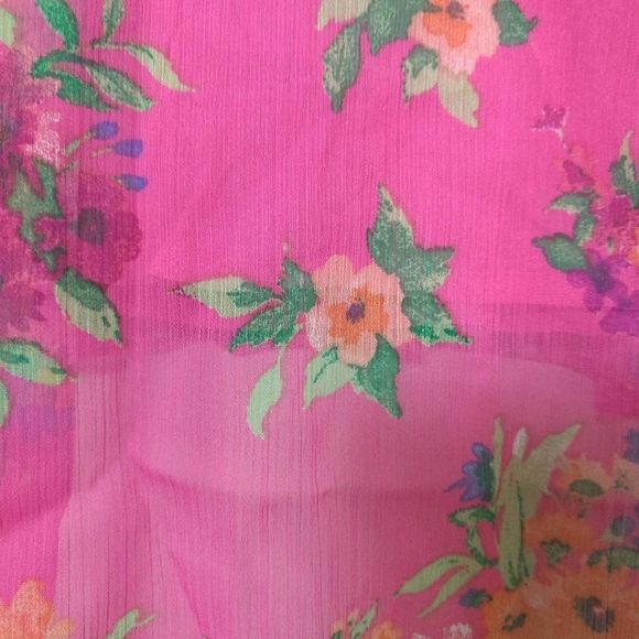 Aeropostale Pink Floral Overlay Skirt S/P - Picture 5 of 8